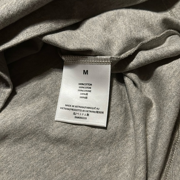 Essentials - Fear Of God - Oversized Crewneck Tee - Dark Heather Oatmeal - NEW - Picture 7 of 11